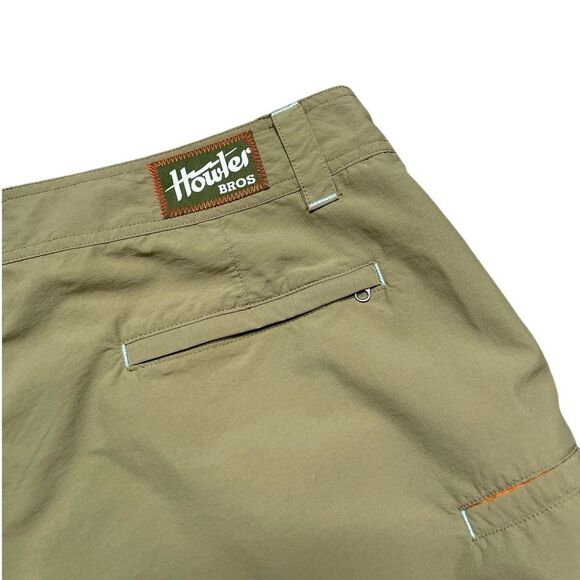 HOWLER BROTHERS Horizon Hybrid Shorts 2.0 9.5" Inseam Tan Size 36 - Picture 6 of 8